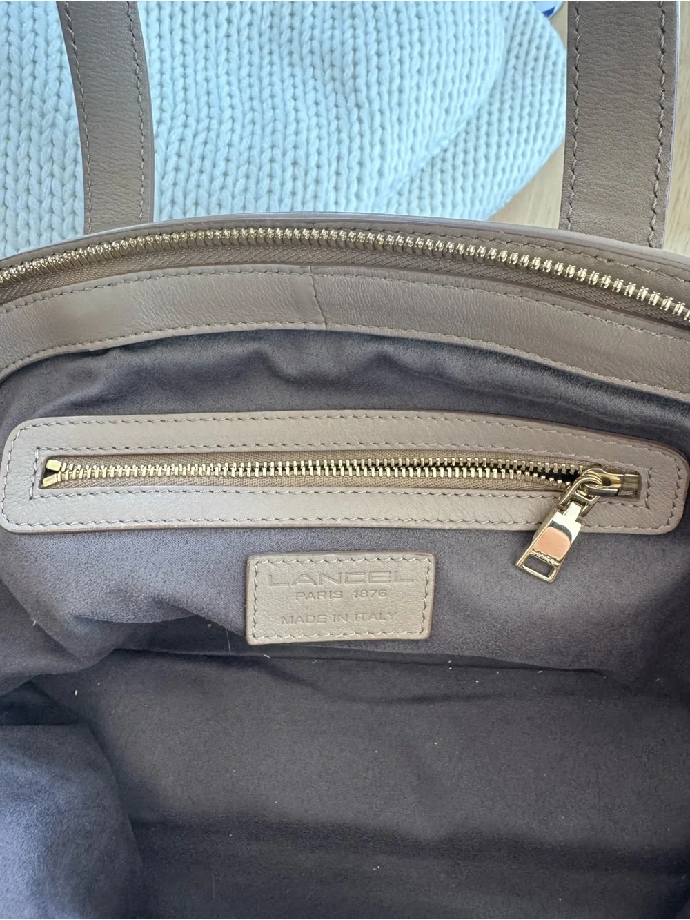Lancel Paris elegant satchel